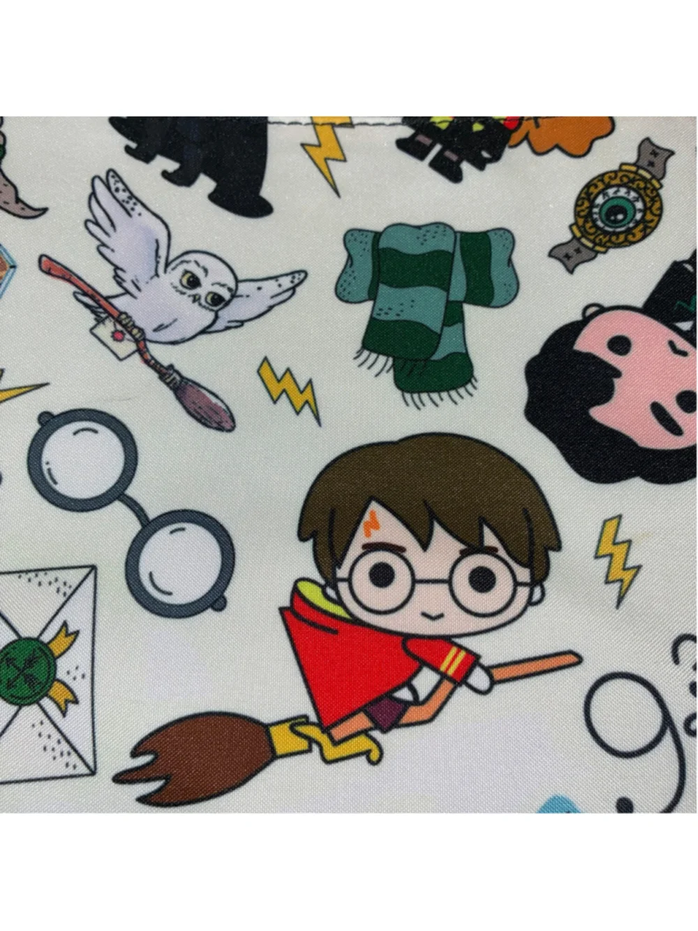 Harry Potter Insulated Lunch Bag One Size White Multicolor